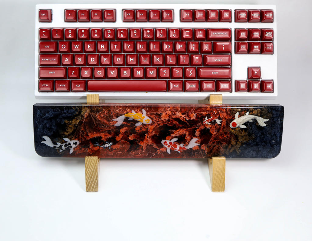 Koi Fish Wrist Rest 2 Koi Wrist rest