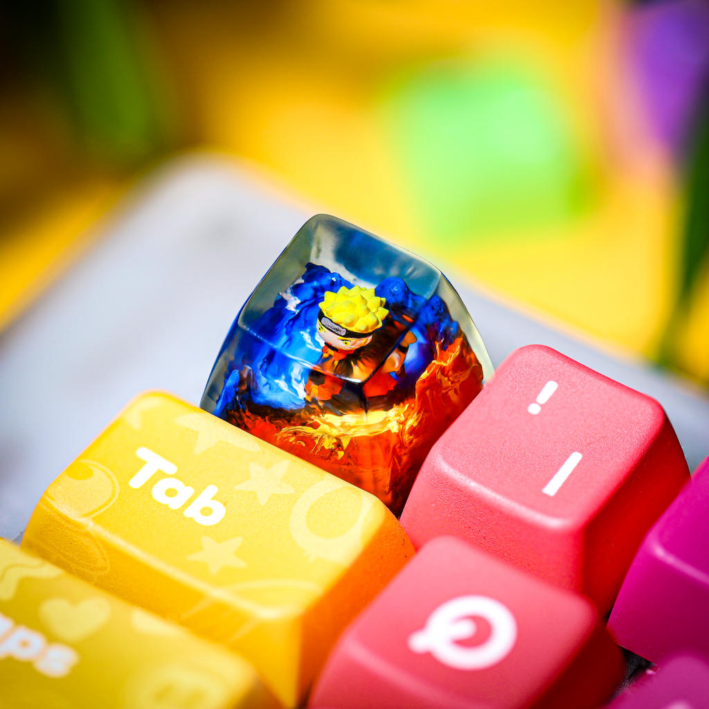 Ace One Piece Keycap 2 Naruto Artisan Keycap