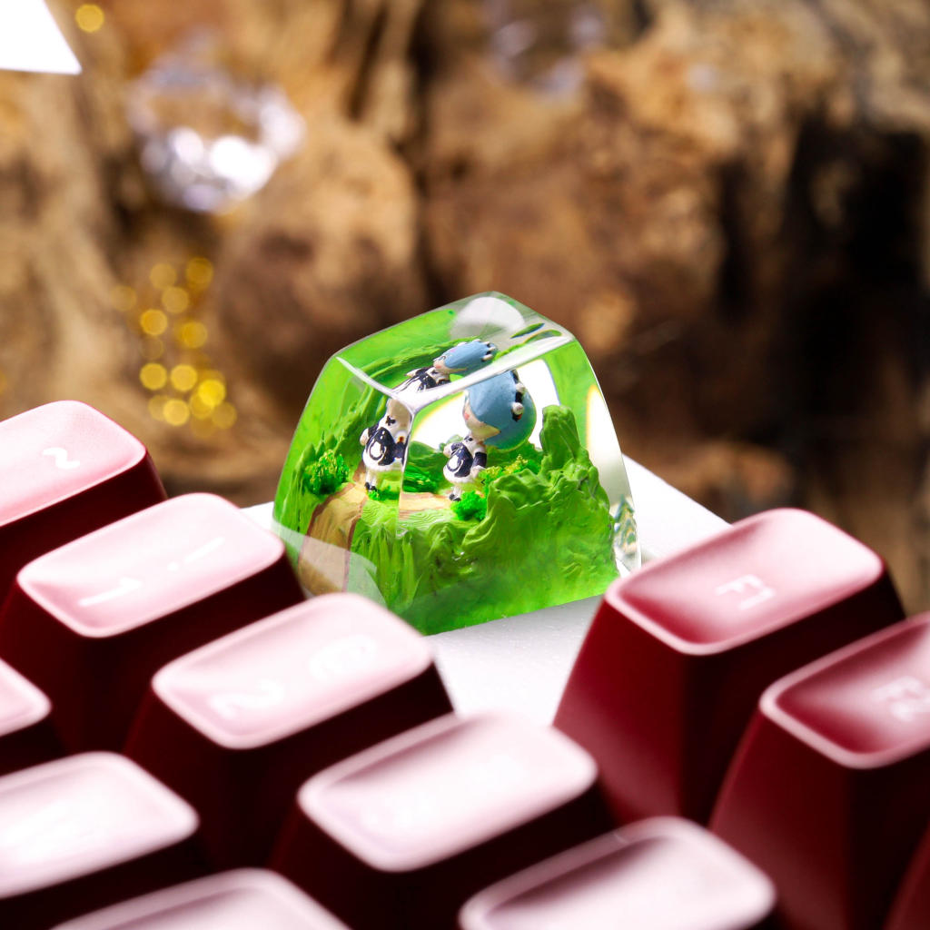 Re:Zero Rem artisan keycap 8 Re:Zero Rem artisan keycap