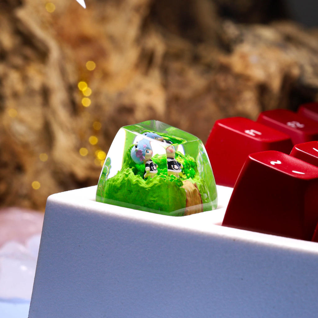 Re:Zero Rem artisan keycap 6 Re:Zero Rem artisan keycap