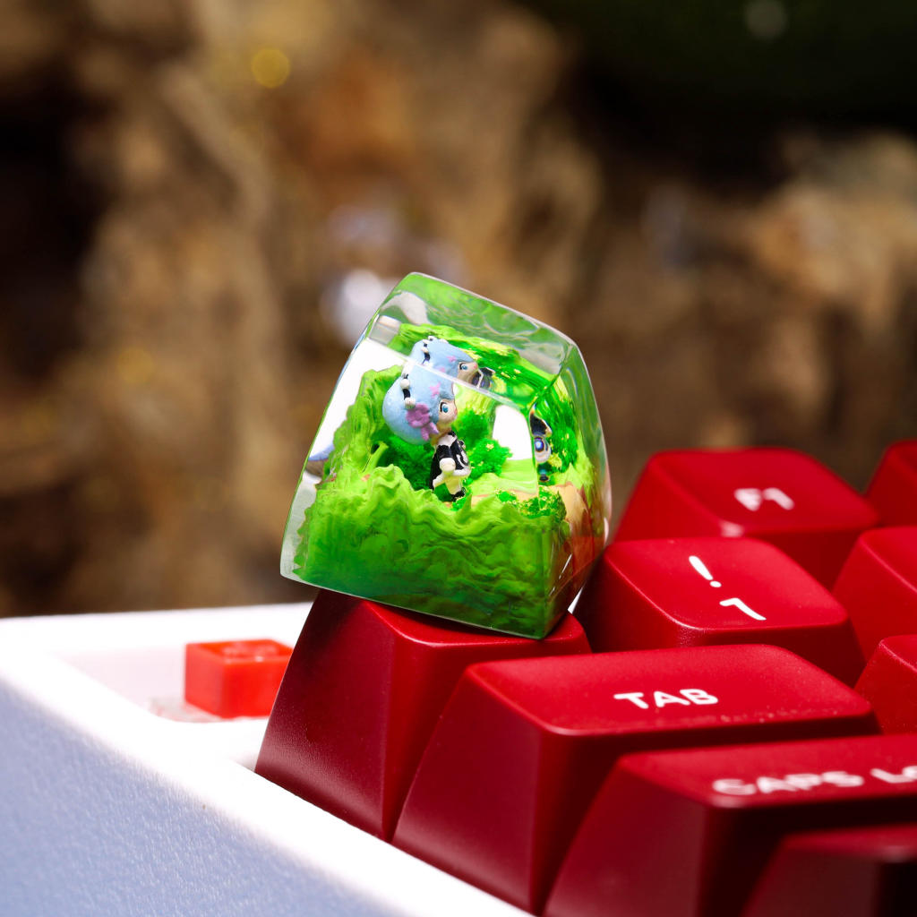 Re:Zero Rem artisan keycap 7 Re:Zero Rem artisan keycap