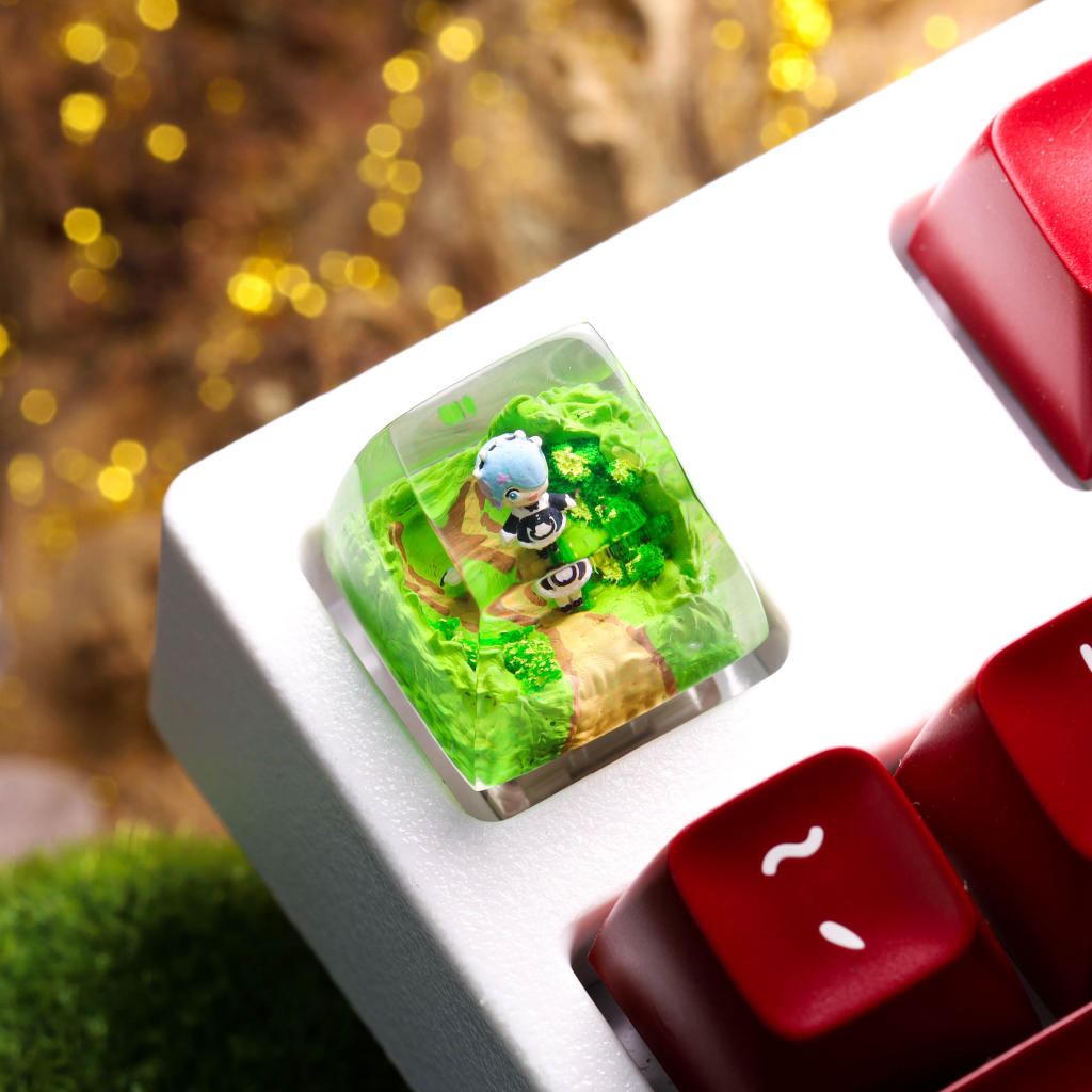 Re:Zero Rem artisan keycap 1 Re:Zero Rem artisan keycap