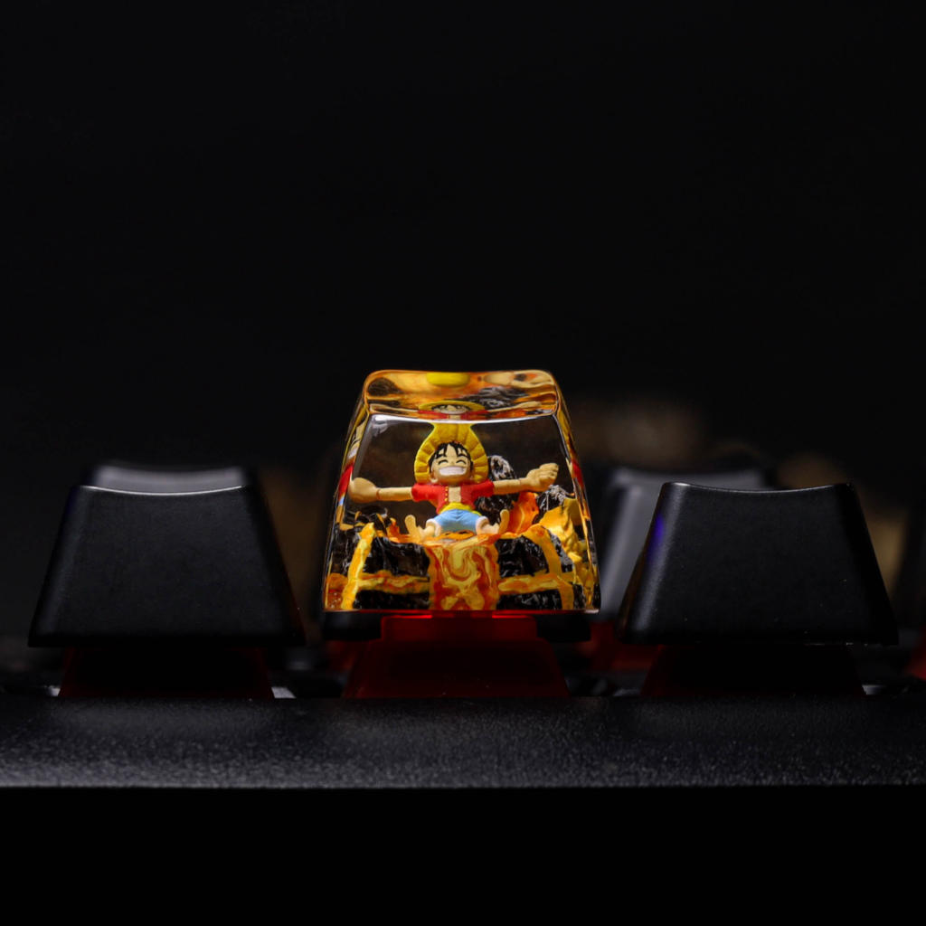One Piece resin keycap 5 One Piece keycap