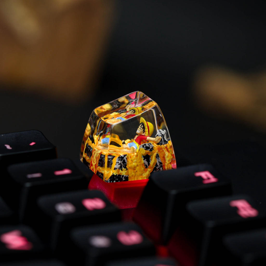 One Piece resin keycap 6 One Piece keycap