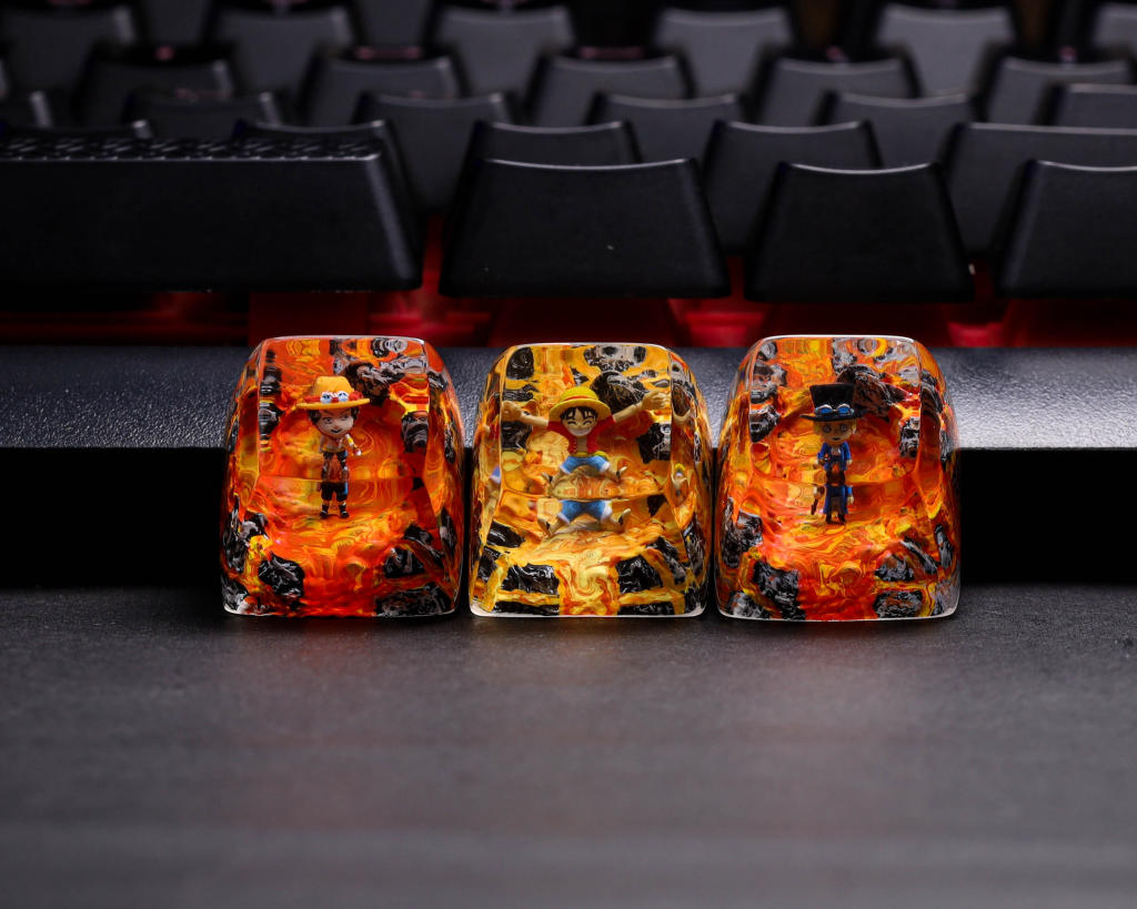 One Piece resin keycap 3 One Piece keycap