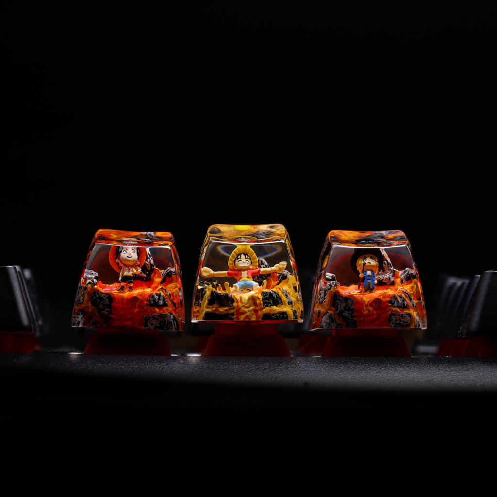 One Piece resin keycap 4 One Piece keycap