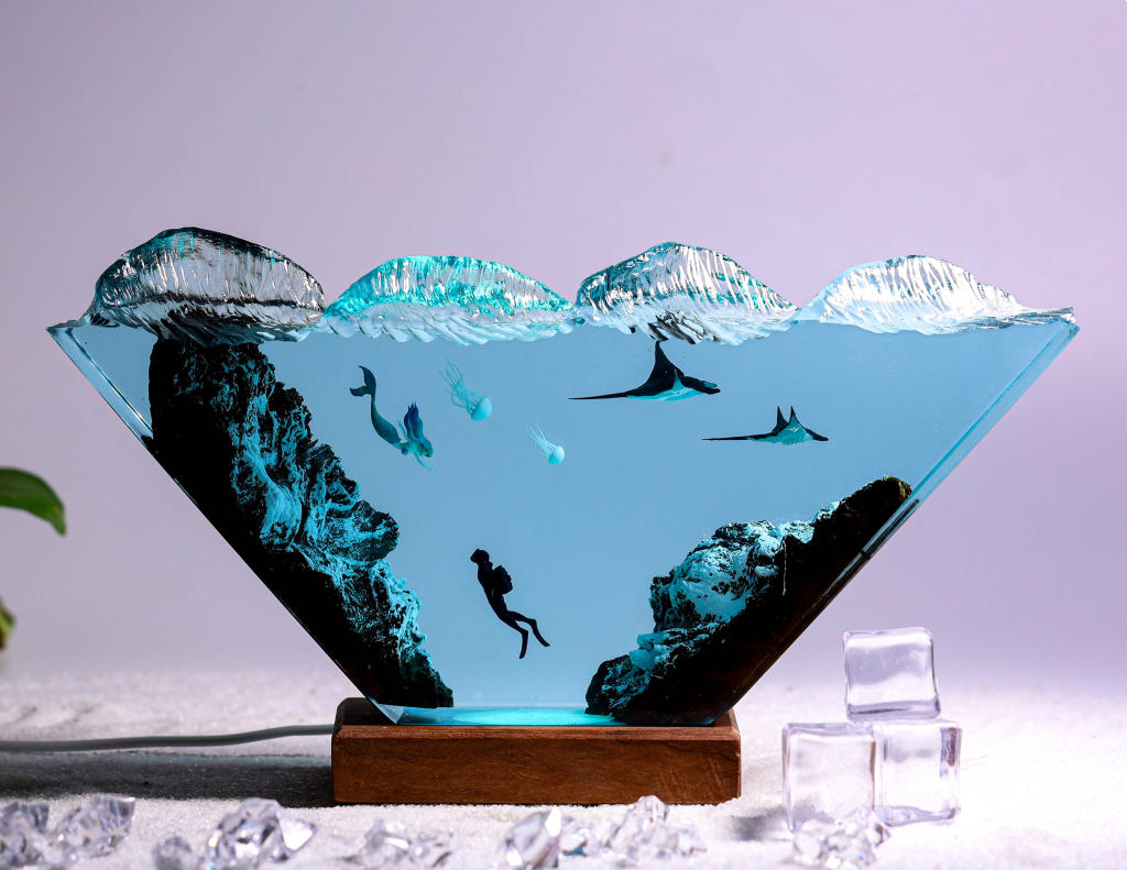 Mermaid and Diver Night Lights ver 2 6 Mermaid and Diver Night Lights ver 2