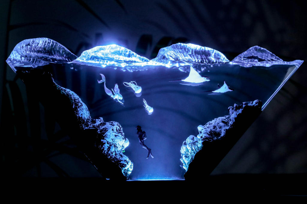 Mermaid and Diver Night Lights ver 2 7 Mermaid and Diver Night Lights ver 2