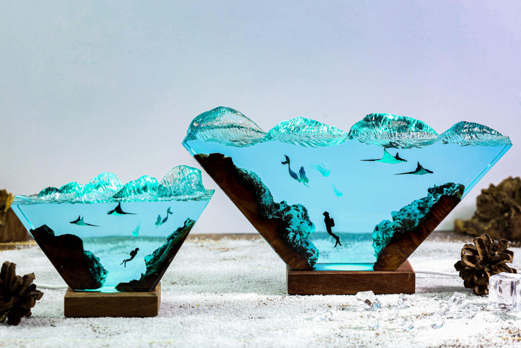 Mermaid and Diver Night Lights ver 2 2 Mermaid and Diver Night Lights ver 2