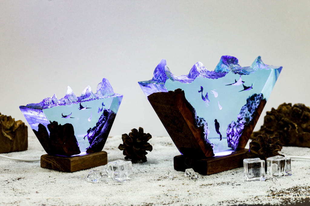 Mermaid and Diver Night Lights ver 2 4 Mermaid and Diver Night Lights ver 2