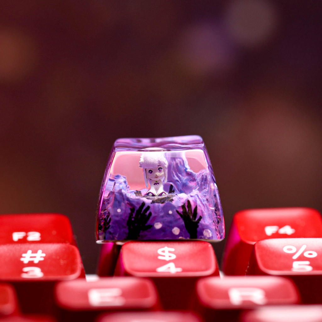 Emilia Re:Zero keycap 7 Emilia Re:Zero keycap