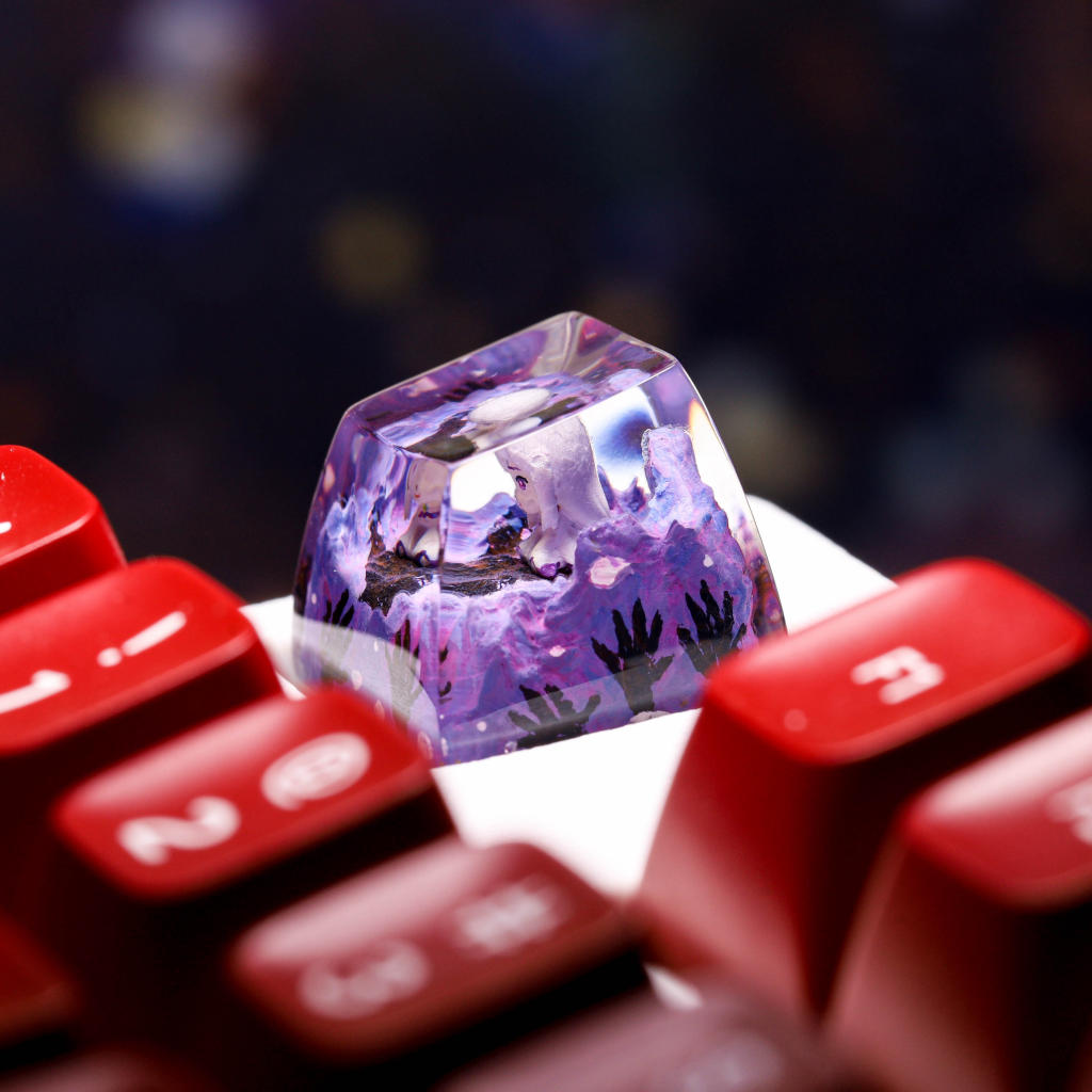 Emilia Re:Zero keycap 4 Emilia Re:Zero keycap