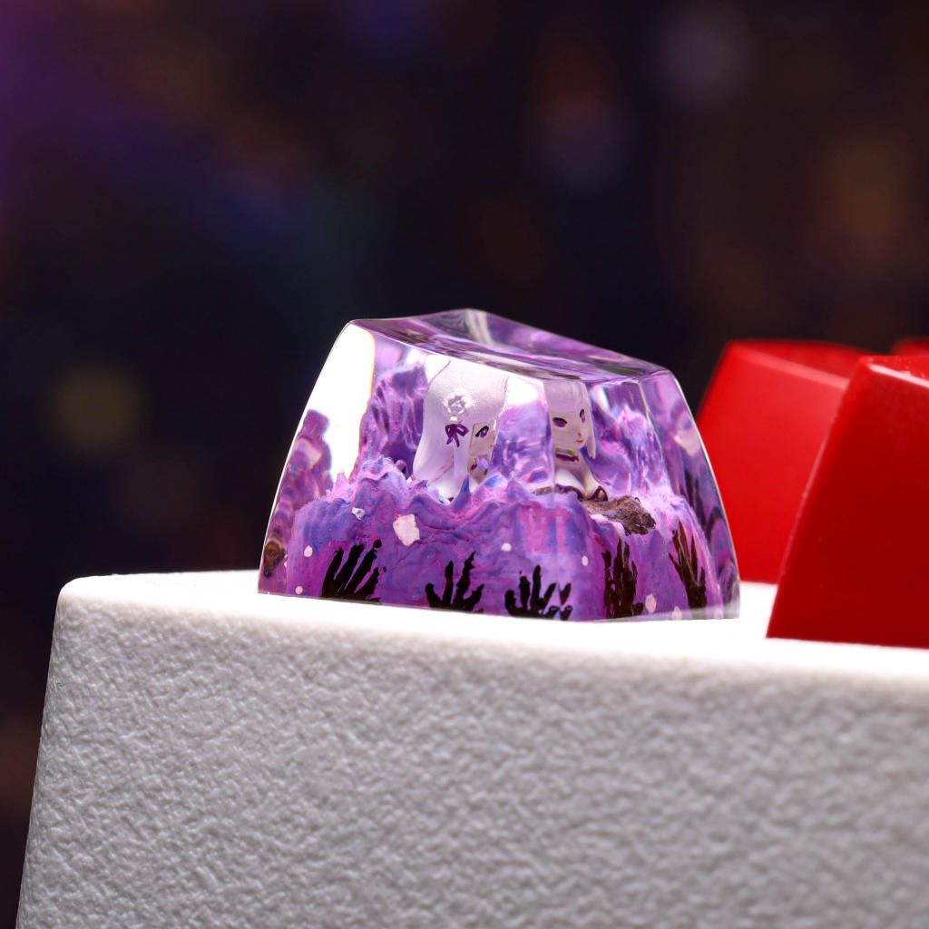 Emilia Re:Zero keycap 3 Emilia Re:Zero keycap
