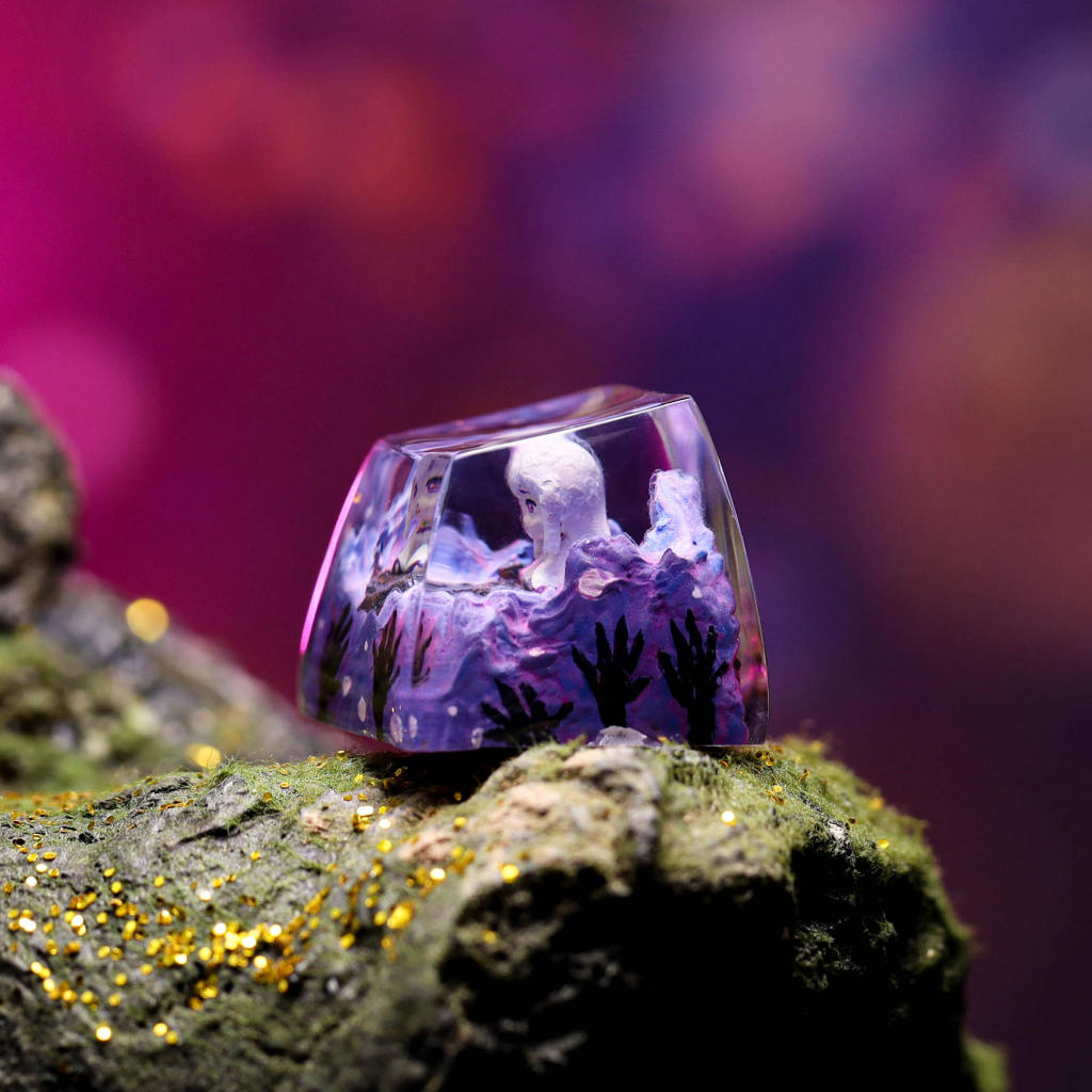 Emilia Re:Zero keycap 6 Emilia Re:Zero keycap