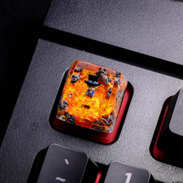 One Piece resin keycap 8 One Piece keycap