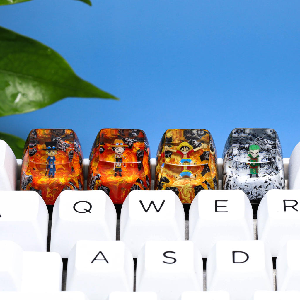 One Piece resin keycap 2 One Piece keycap