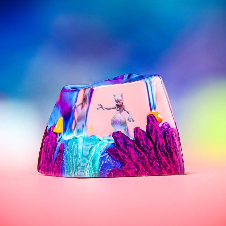 Mewtwo Pokemon Keycap 1 Mewtwo Pokemon Keycap