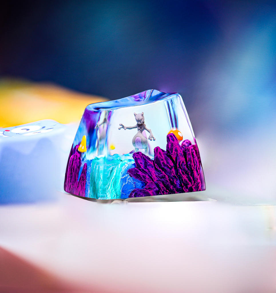 Mewtwo Pokemon Keycap 5 Mewtwo Pokemon Keycap