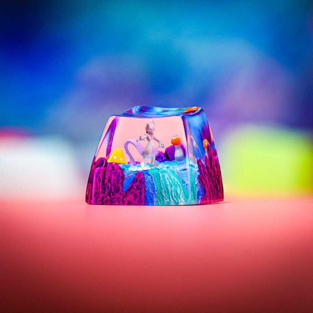 Mewtwo Pokemon Keycap 6 Mewtwo Pokemon Keycap