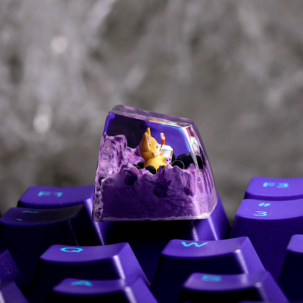 Corgi artisan keycap ver 2 5 Corgi artisan keycap ver 2