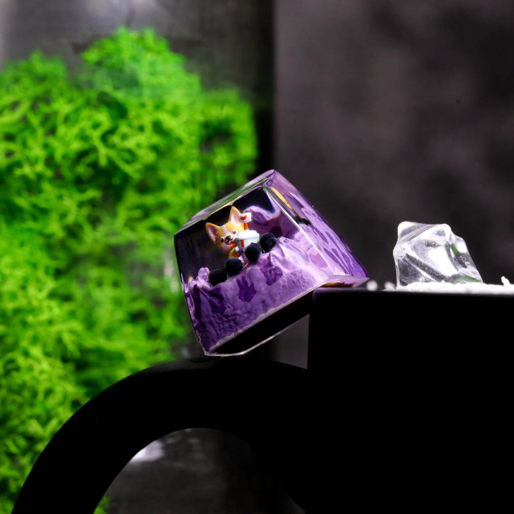 Corgi artisan keycap ver 2 3 Corgi artisan keycap ver 2
