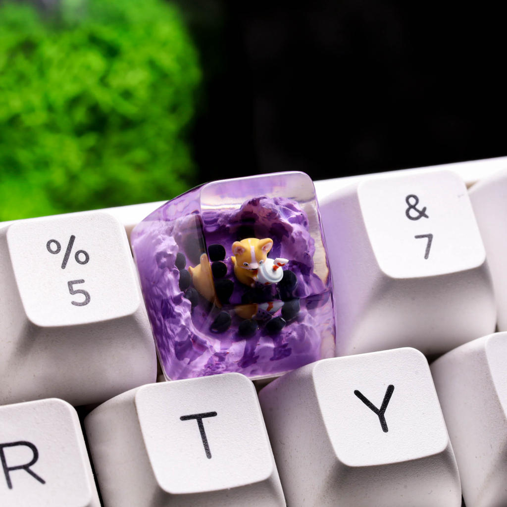 Corgi artisan keycap ver 2 4 Corgi artisan keycap ver 2