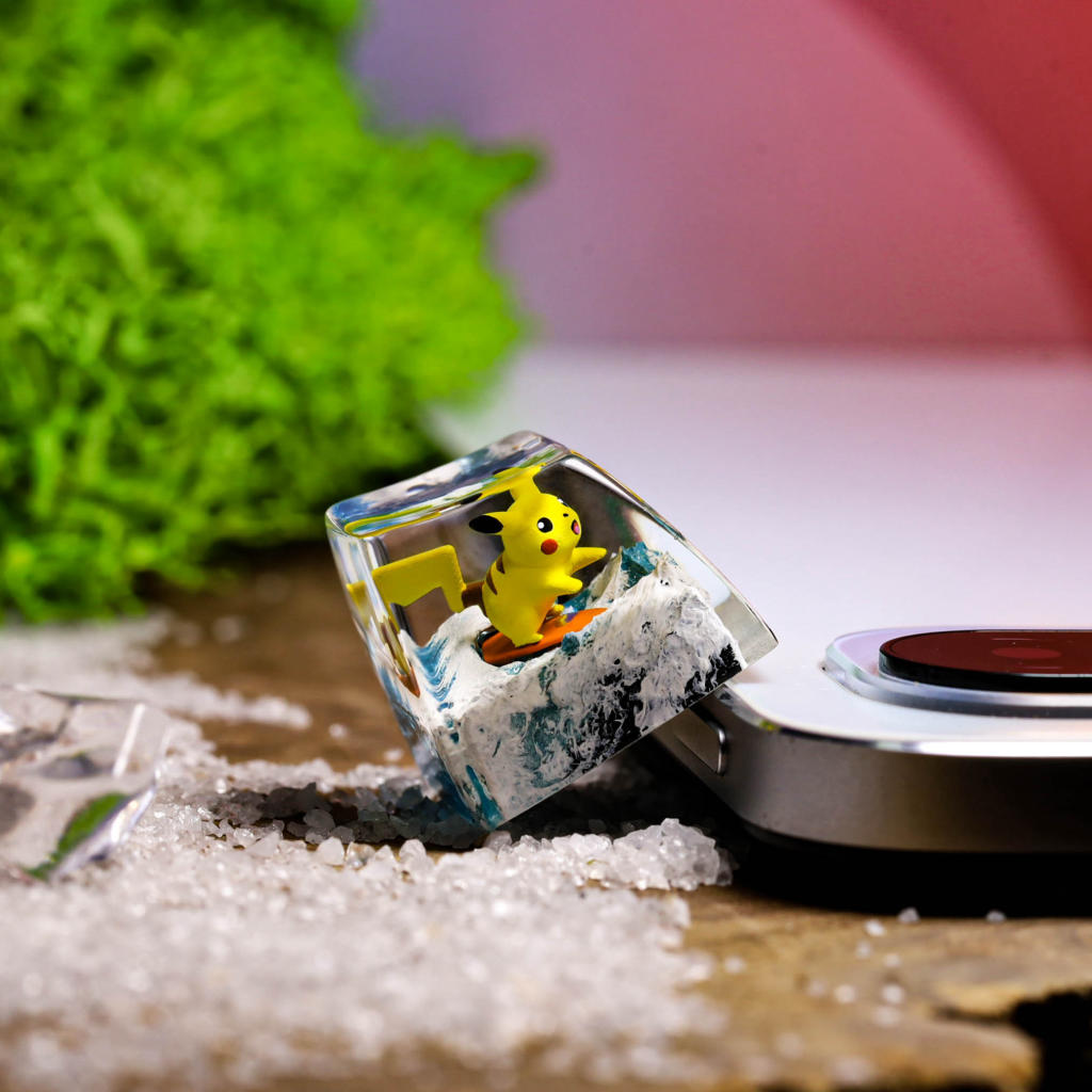 Surfing Pikachu Pokemon Keycap 2 Surfing Pikachu Pokemon Keycap