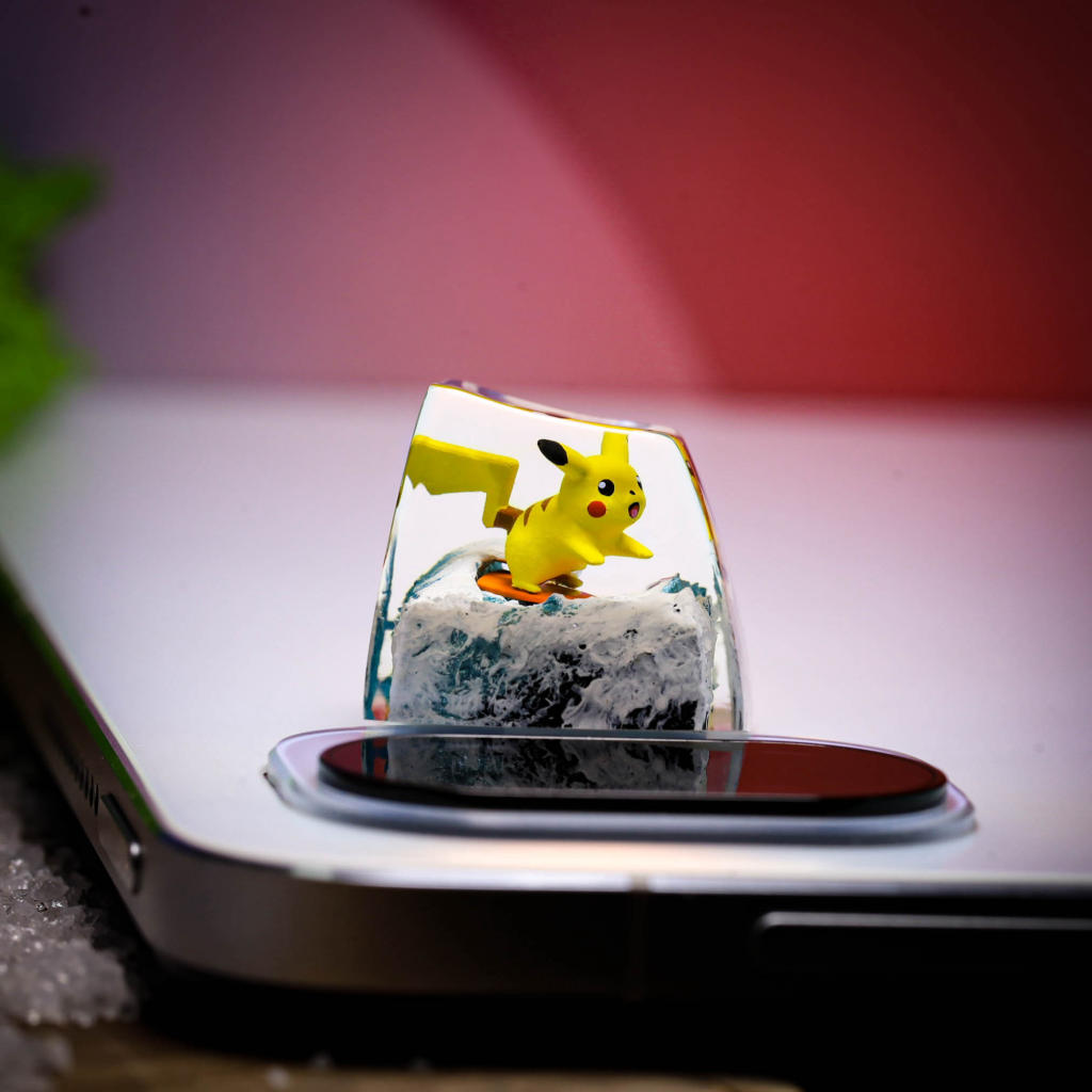 Surfing Pikachu Pokemon Keycap 8 Surfing Pikachu Pokemon Keycap