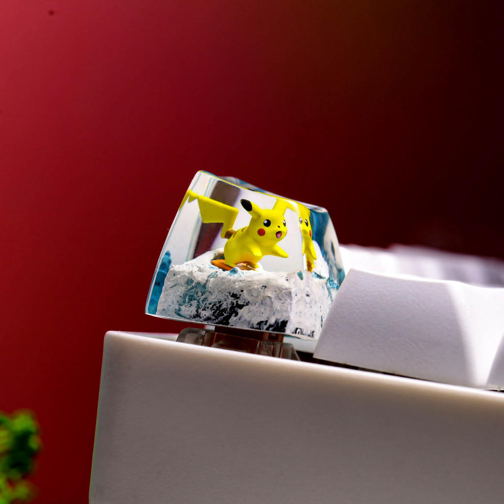 Surfing Pikachu Pokemon Keycap 9 Surfing Pikachu Pokemon Keycap