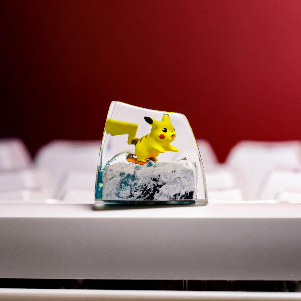 Blind Box Keycaps 45 Surfing Pikachu Pokemon Keycap