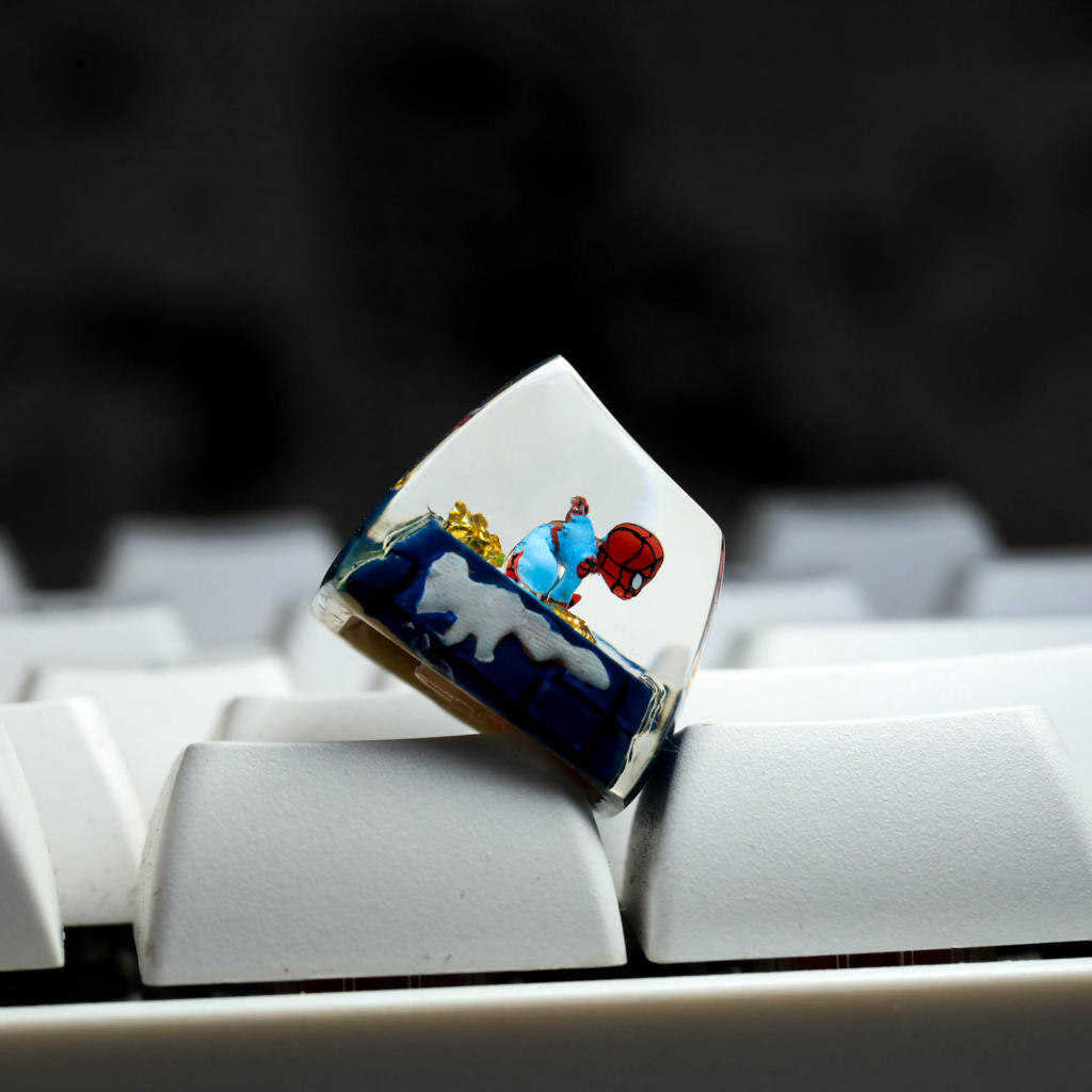 Spider-man artisan keycap 6 Spider-man artisan keycap