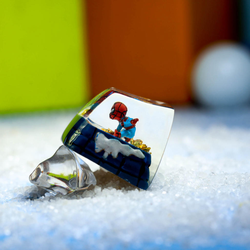 Spider-man artisan keycap 8 Spider-man artisan keycap