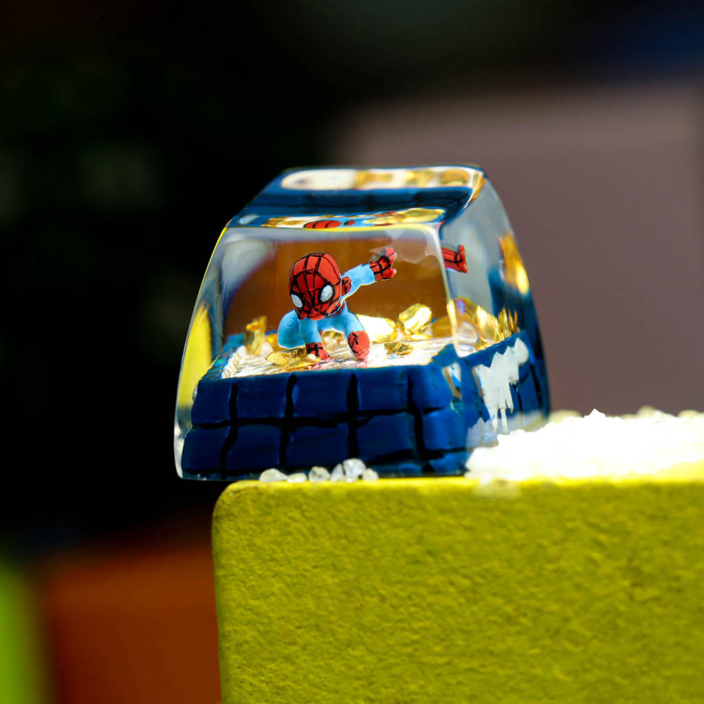 Spider-man artisan keycap 1 Spider-man artisan keycap