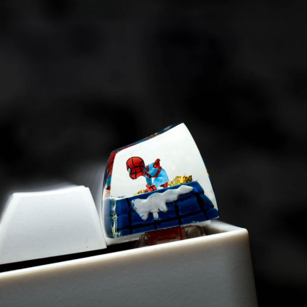 Spider-man artisan keycap 5 Spider-man artisan keycap