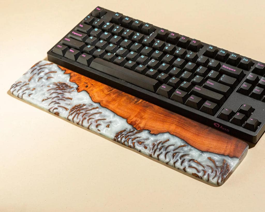 Colorful Resin and Wood wrist rest 10 Colorful Resin and Wood wrist rest