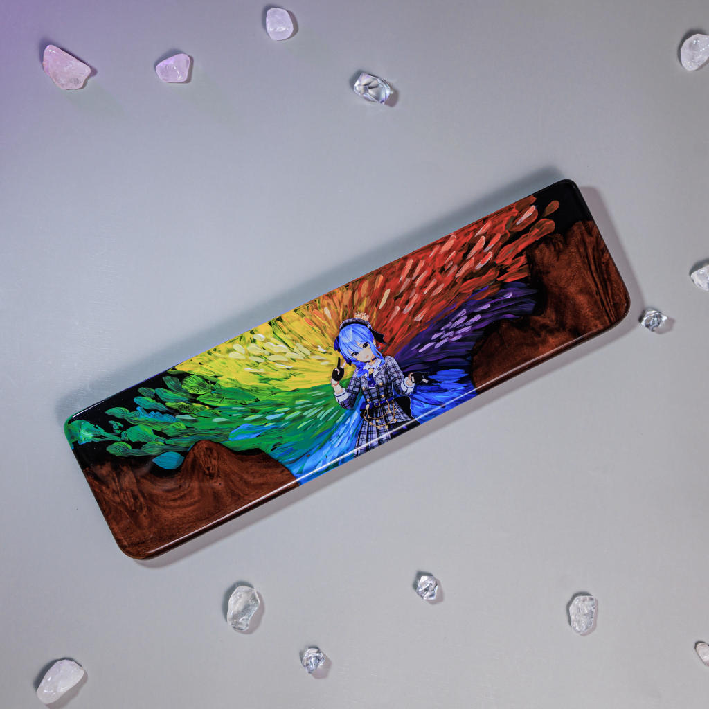 Custom anime Keyboard Wrist Rest 2 Custom anime Keyboard Wrist Rest