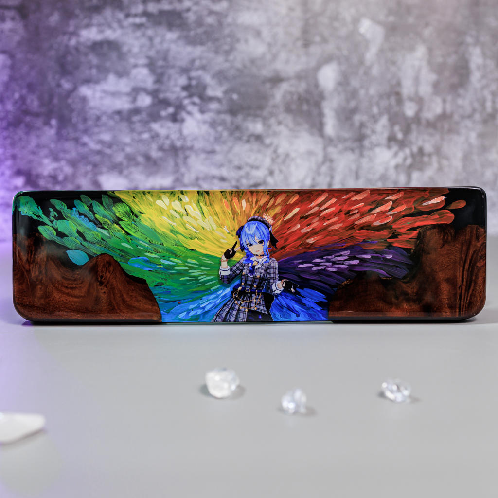 Custom anime Keyboard Wrist Rest 4 Custom anime Keyboard Wrist Rest