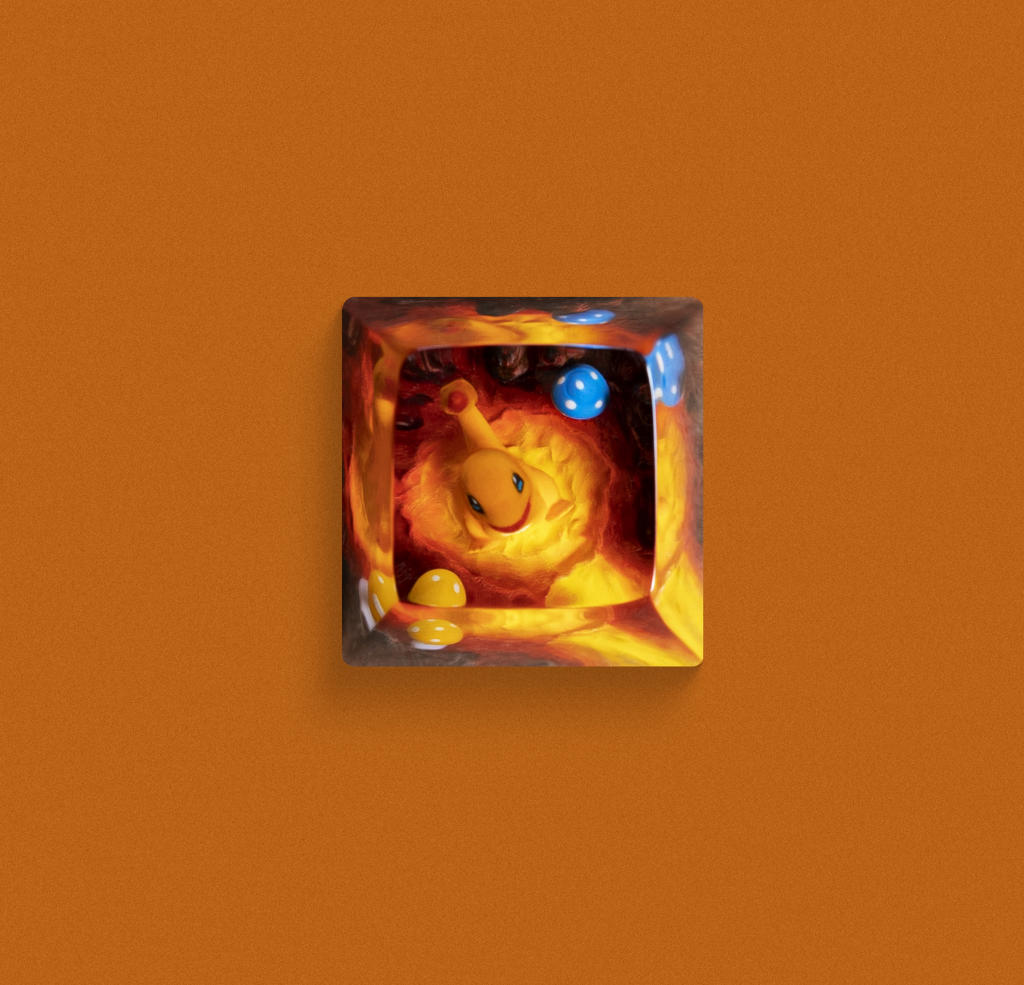 Charmander Pokemon keycap 9 Charmander Pokemon keycap