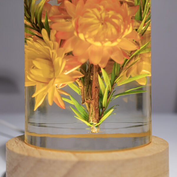 Strawflowers Epoxy lamp 13 Strawflowers Epoxy lamp