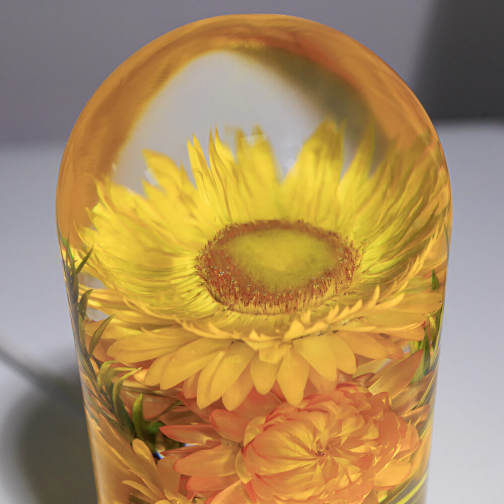 Strawflowers Epoxy lamp 11 Strawflowers Epoxy lamp