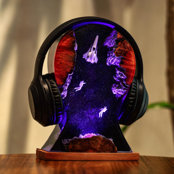 Space Night Lights & Headphone Stand 4 Space Night Lights & Heaphone Stand
