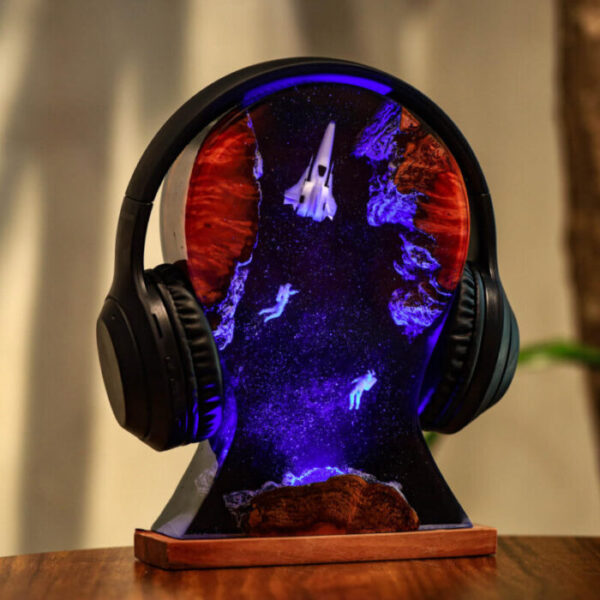 Space Night Lights & Headphone Stand 2 Space Night Lights & Heaphone Stand