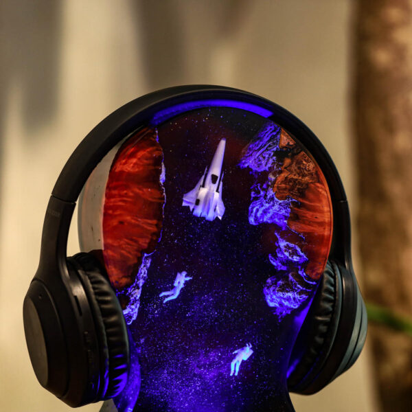 Space Night Lights & Headphone Stand 8 Space Night Lights & Heaphone Stand