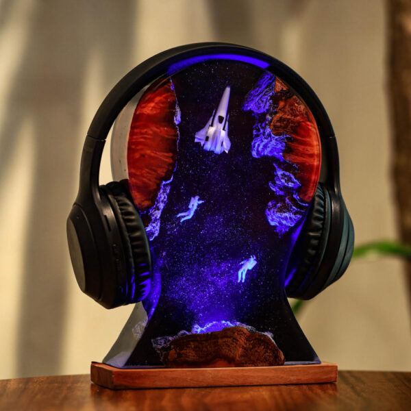 Space Night Lights & Headphone Stand 5 Space Night Lights & Heaphone Stand
