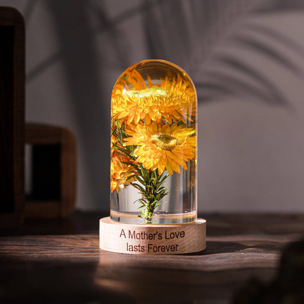 Strawflowers Epoxy lamp 7 Strawflowers Epoxy lamp