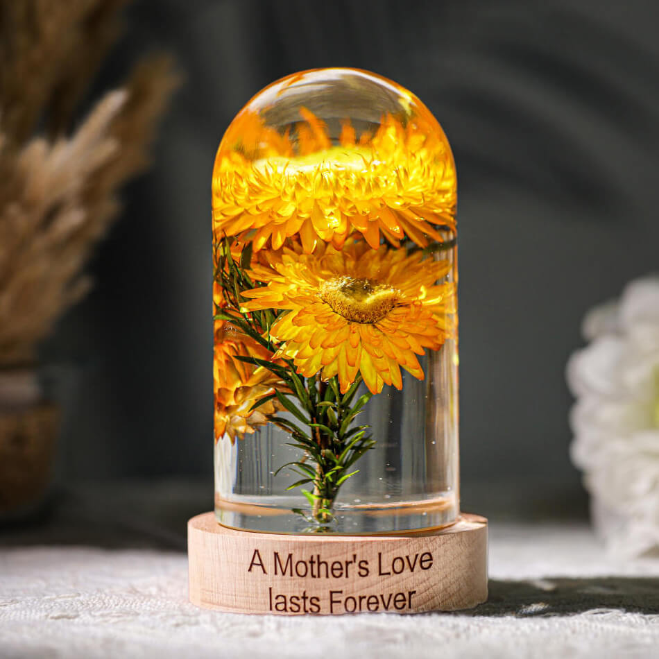 Strawflowers Epoxy lamp 2 Strawflowers Epoxy lamp