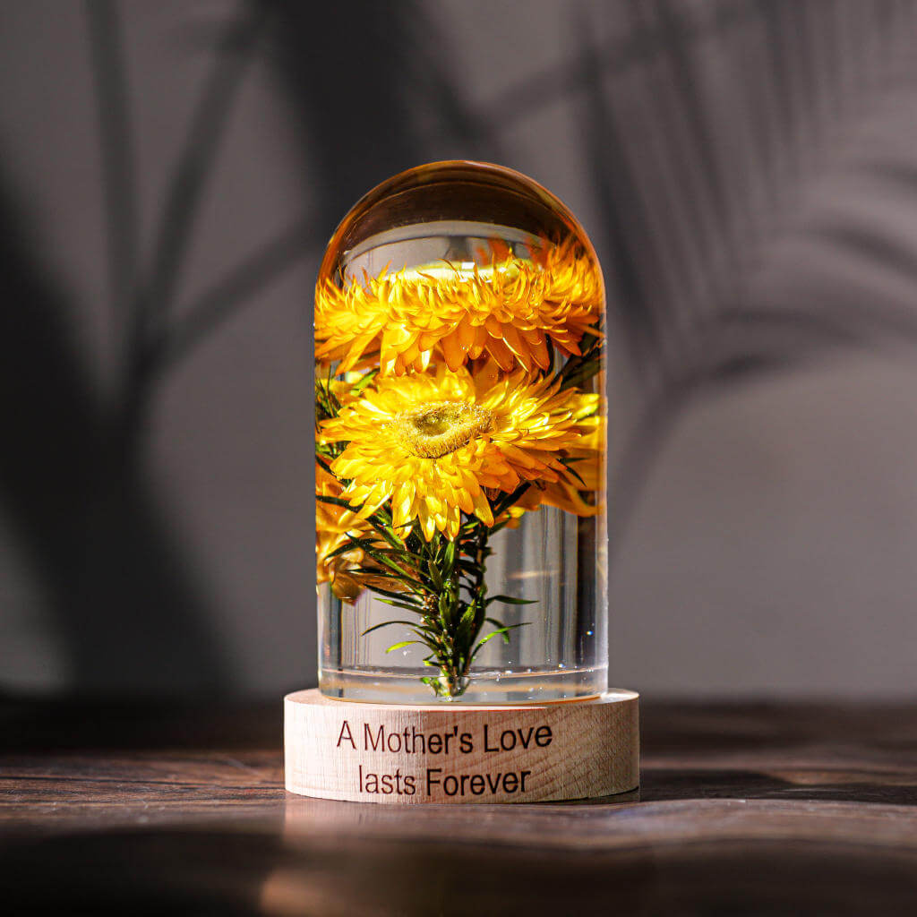 Strawflowers Epoxy lamp 6 Strawflowers Epoxy lamp