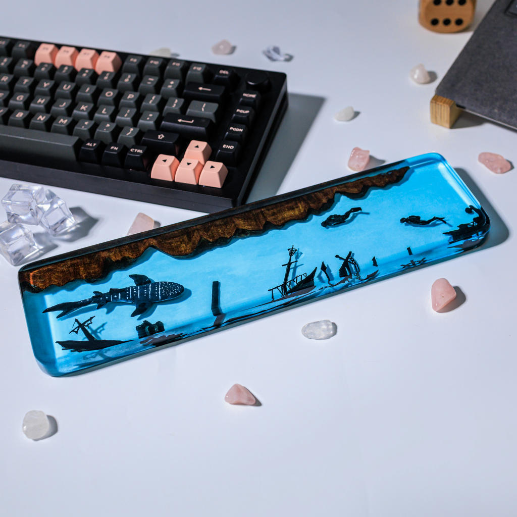 Whale Shark Keyboard Wrist Rest 2 Whale shark keyboard wrist rest