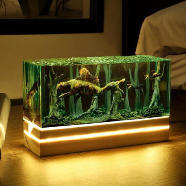 Diorama Zombie Spinosaurus Night Light