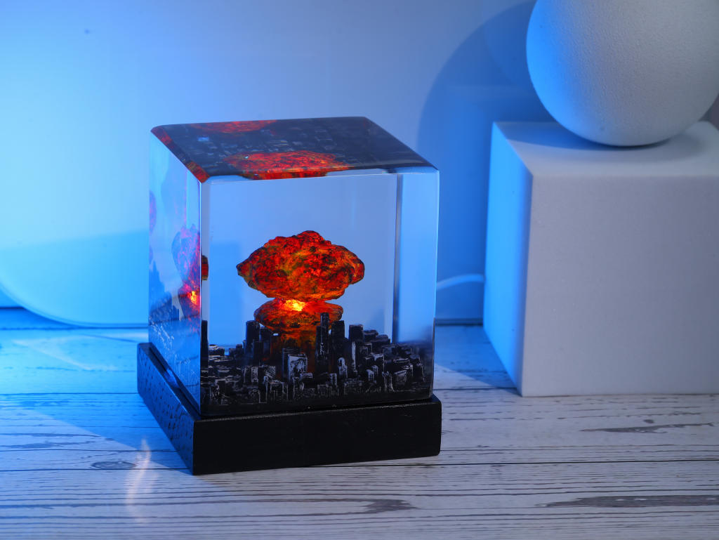 Atomic Bomb Resin Night Light 8 Atomic Bomb Resin Night Light